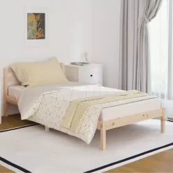 Рамка за легло, бор масив, 100х200 см