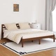 Рамка за легло, бор масив, 160x200 см, меденокафява