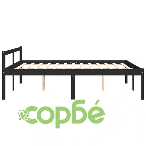 Легло за възрастни хора 150x200 см King Size бор масив ➤ топ цена ➤ sorbe.bg