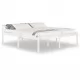 Рамка за легло, бяла, бор масив, 180x200 cм, 6FT Super King