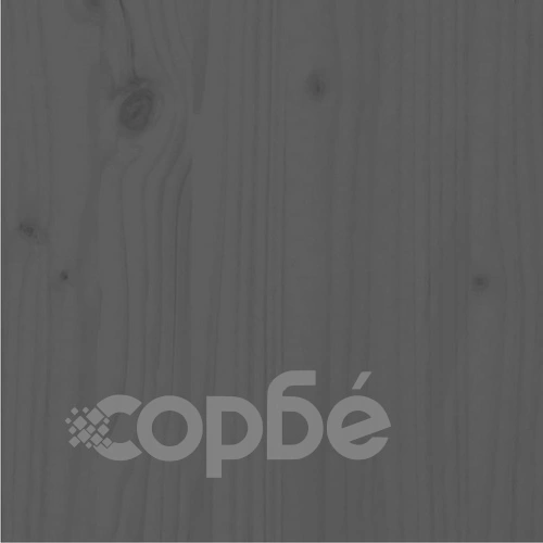 Рамка за легло, сива, бор масив, 120х200 см ➤ топ цена ➤ sorbe.bg