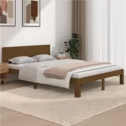 Рамка за легло, меденокафява, дърво, 150x200 cм, 5FT King Size