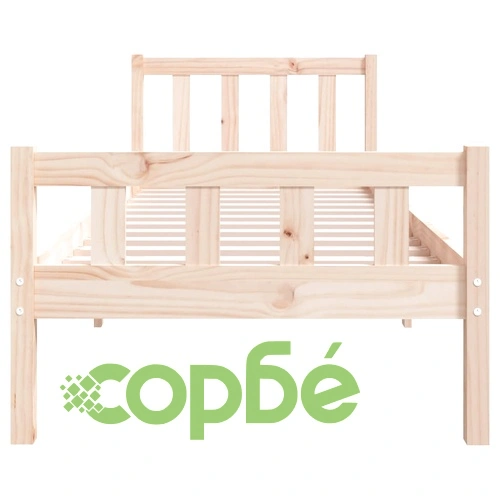 Рамка за легло, дърво масив, 90x190 см, Single ➤ топ цена ➤ sorbe.bg