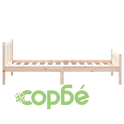 Рамка за легло, дърво масив, 90x190 см, Single ➤ топ цена ➤ sorbe.bg