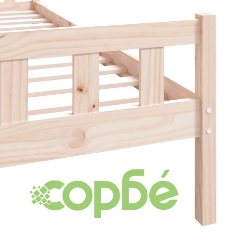 Рамка за легло, дърво масив, 90x190 см, Single ➤ топ цена ➤ sorbe.bg