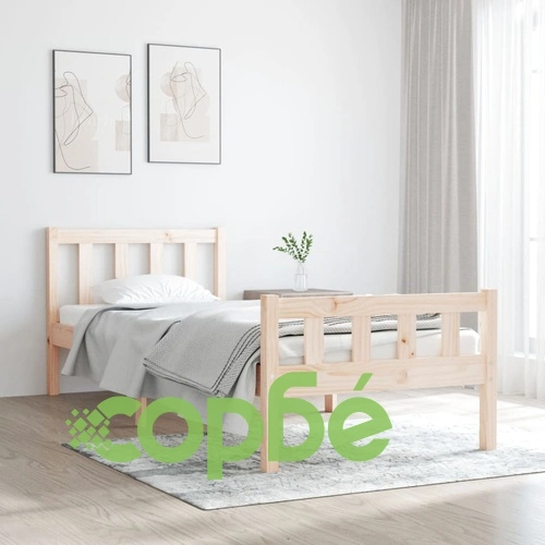 Рамка за легло, дърво масив, 90x190 см, Single ➤ топ цена ➤ sorbe.bg