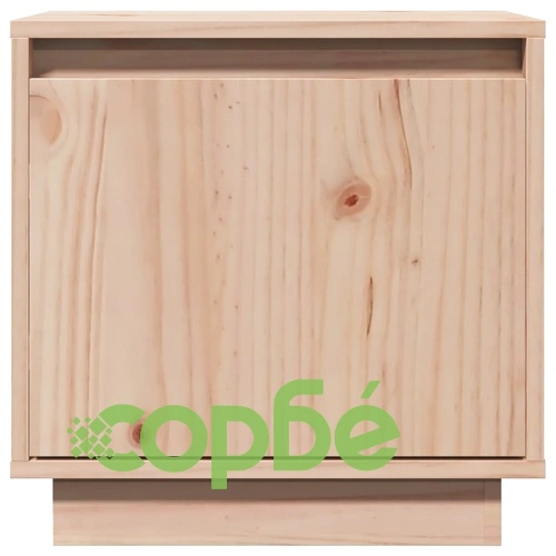 Нощно шкафче, 40x30x40 см, борово дърво масив ➤ топ цена ➤ sorbe.bg