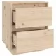 Нощни шкафчета, 2 бр, 40x35x50 см, борово дърво масив
