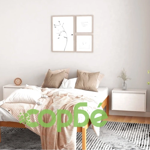 Стенни шкафове, 2 бр, бели, 60x30x35 см, бор масив ➤ топ цена ➤ sorbe.bg