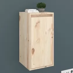 Стенен шкаф, 30x30x60 см, борово дърво масив
