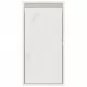 Стенен шкаф, бял, 30x30x60 см, борово дърво масив