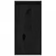 Стенен шкаф, черен, 30x30x60 см, бор масив