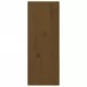 Стенен шкаф, меденокафяв, 30x30x80 см, борово дърво масив
