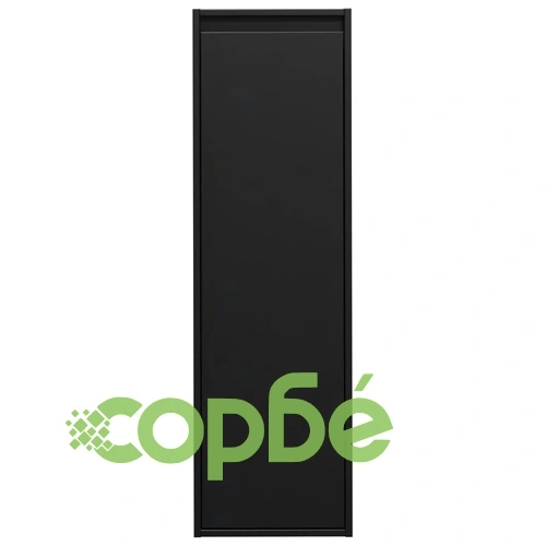 Стенни шкафове, 2 бр, черни, 30x30x100 см, бор масив ➤ топ цена ➤ sorbe.bg