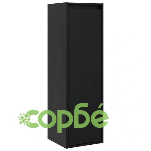 Стенни шкафове, 2 бр, черни, 30x30x100 см, бор масив ➤ топ цена ➤ sorbe.bg