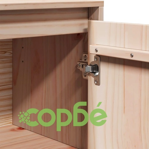 Сайдборд, 60x34x75 см, бор масив ➤ топ цена ➤ sorbe.bg