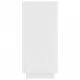 Сайдборд, бял, 31,5x34x75 см, бор масив