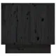 Нощни шкафчета, 2 бр, черни, 35x34x32 см, борово дърво масив