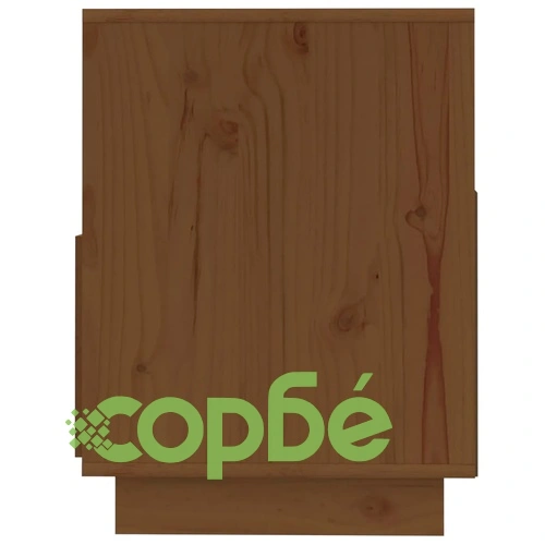 ТВ шкаф, меденокафяв, 140x37x50 см, бор масив ➤ топ цена ➤ sorbe.bg