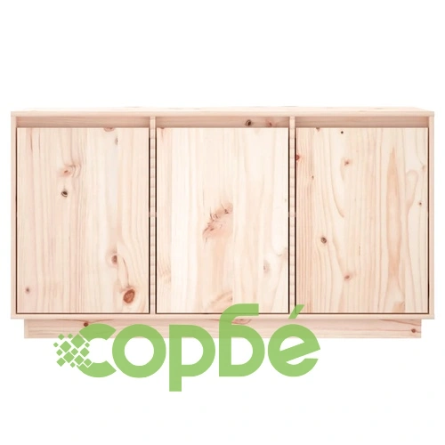 Сайдборд, 111x34x60 см, бор масив ➤ топ цена ➤ sorbe.bg