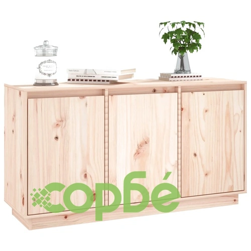 Сайдборд, 111x34x60 см, бор масив ➤ топ цена ➤ sorbe.bg