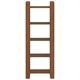 Библиотека/разделител за стая, меденокафява, 60x35x160 см, бор