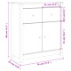 Сайдборд, 70x35x80 см, бор масив