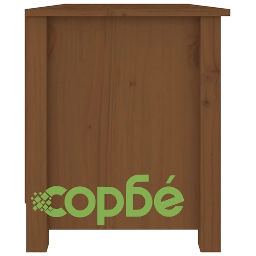 Пейка за обувки меденокафява 70x38x45,5 см борово дърво масив ➤ топ цена ➤ sorbe.bg
