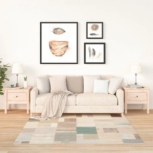 Странични масички, 2 бр, 50x50x49 см, борово дърво масив