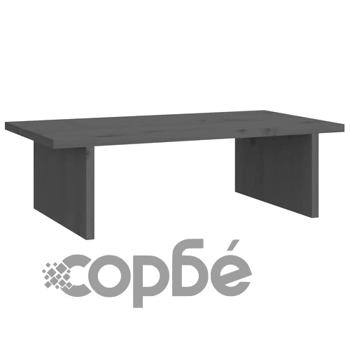 Поставка за монитор, сива, 50x27x15 см, бор масив на топ цена от sorbe.bg Поставка за монитор, сива, 50x27x15 см, бор масив ➤ топ цена ➤ sorbe.bg