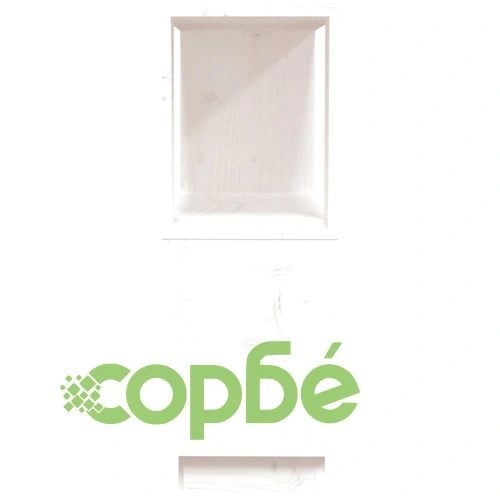 Библиотека/разделител за стая, бяла, 80x25x70 см, бор масив ➤ топ цена ➤ sorbe.bg