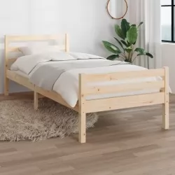 Рамка за легло, дърво масив, 90x190 см, 3FT Single