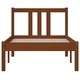 Рамка за легло меденокафява дърво 75x190 см Small Single