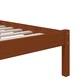 Рамка за легло меденокафява дърво 120x190 см Small Double
