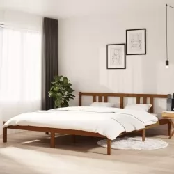 Рамка за легло, меденокафява, дърво, 180x200 cм, 6FT Super King