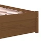 Рамка за легло меденокафява дърво 75x190 см Small Single