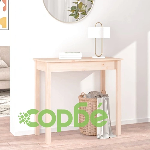 Конзолна маса 80x40x75 см борово дърво масив ➤ топ цена ➤ sorbe.bg