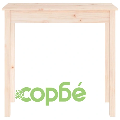 Конзолна маса 80x40x75 см борово дърво масив ➤ топ цена ➤ sorbe.bg