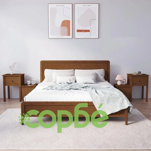 Нощни шкафчета, 2 бр, меденокафяви, 79,5x38x65,5 см, бор масив ➤ топ цена ➤ sorbe.bg