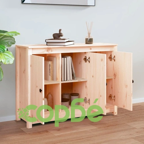 Сайдборд, 100x35x74 см, бор масив ➤ топ цена ➤ sorbe.bg