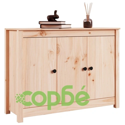 Сайдборд, 100x35x74 см, бор масив ➤ топ цена ➤ sorbe.bg