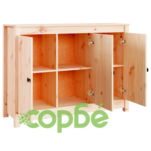 Сайдборд, 100x35x74 см, бор масив ➤ топ цена ➤ sorbe.bg