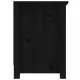 ТВ шкаф, черен, 103x36,5x52 см, бор масив