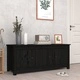 Шкаф за обувки, черен, 110x38x45,5 см, бор масив Шкаф за обувки, черен, 110x38x45,5 см, бор масив