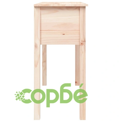 Конзолна маса 100x35x75 см борово дърво масив ➤ топ цена ➤ sorbe.bg