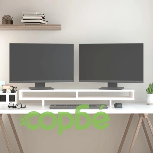 Поставка за монитор, бяла, 100x27x14 см, бор масив на топ цена от sorbe.bg Поставка за монитор, бяла, 100x27x14 см, бор масив ➤ топ цена ➤ sorbe.bg