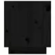 ТВ шкаф, черен, 110x35x40,5 см, бор масив