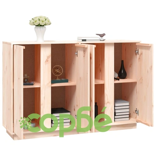 Сайдборд, 120x35x80 см, бор масив ➤ топ цена ➤ sorbe.bg