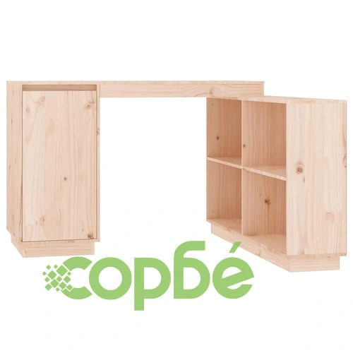 Бюро, 110x50x75 см, борово дърво масив ➤ топ цена ➤ sorbe.bg