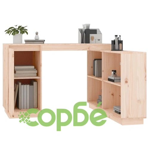 Бюро, 110x50x75 см, борово дърво масив ➤ топ цена ➤ sorbe.bg